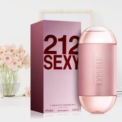 Lovely Ladies Gift of Carolina Herrera 212 Sexy Eau de Perfume to India