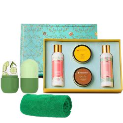 Marvelous Beauty Gift Hamper with Face Roller N Towel to India