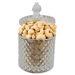 Sweetness of Cashews in Designer Jar to Lakshadweep