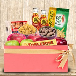Tasty Fresh Fruits N Assortments Gift Box to Punalur