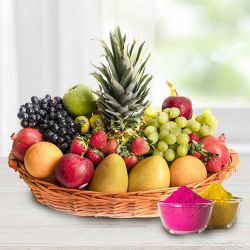 Mouth-watering fresh and healthy Seasonal Fruit basket