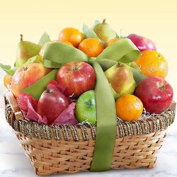 Exotic Fresh Fruits Basket to Tirur