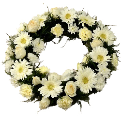 Classic Sympathy Floral Wreath to Sivaganga