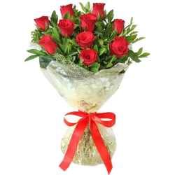 10 Red Rose Bouquet