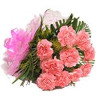Stunning Pink Carnations Bouquet