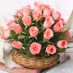 Expressive Best Wishes Pink Roses Premium Arrangement