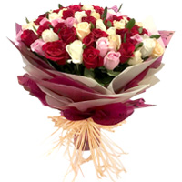 Ravishing Mixed Rose Bouquet to Perintalmanna