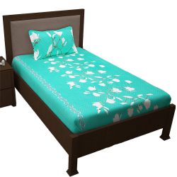 Designer Single Bed Sheet with Pillow Cover to Uthagamandalam