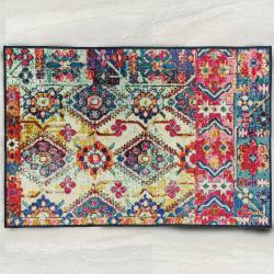Dazzling 3D Printed Vintage Persian Carpet Rug Runner to Sivaganga