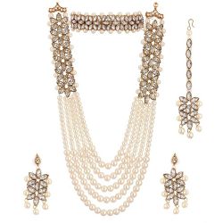 Exquisite Gold Plated Bridal Jewellery Set to Punalur