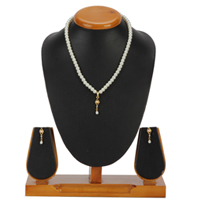 Dazzling Pearl Pendant Set with Earrings to Andaman and Nicobar Islands