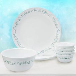 Alluring Corelle Country Cottage Glass Dinner Set to Tirur