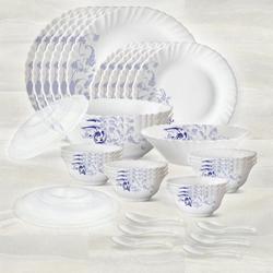 Attractive Larah by Borosil Blue Eve Silk Series Dinner Set to Andaman and Nicobar Islands