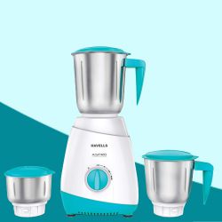 CLassy Havells White  N  Light Blue Mixer Grinder with 3 Jars to Hariyana