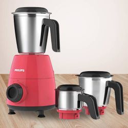 Superb Philips Mixer Grinder in Red to Andaman and Nicobar Islands