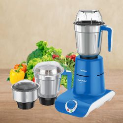 Fabulous Havells Blue Color Mixer Grinder with Overload indicator to Dadra and Nagar Haveli