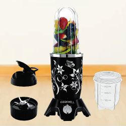 Magnificent COOKWELL Bullet Mixer Grinder in Black to Lakshadweep