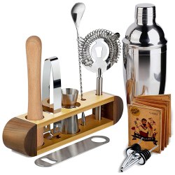 Enthralling 11 Pc Bar Tool Set with Stand to Marmagao