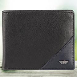 Marvelous Black Gents Leather Wallet from Police to Hariyana
