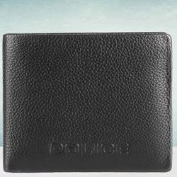 Alluring Police Brand Mens Leather Wallet in Black to Perintalmanna