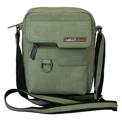 Stunning Sling Bag for Men in Green to Andaman and Nicobar Islands