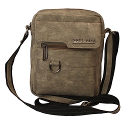 Mens Khaki Sling with Trendy Front Pockets to Alwaye