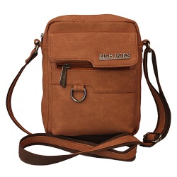 Fashion Flare Tan Sling Bag for Men to Marmagao