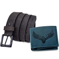 Stunning Pair of Urban Forest Wallet N Belt for Men to Marmagao