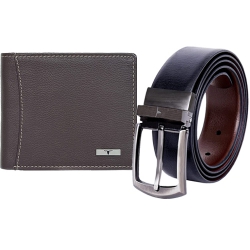 Attractive Urban Forest Mens Wallet N Reversible Belt Combo to Andaman and Nicobar Islands