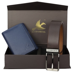 Exclusive Hornbull Gents Leather Wallet N Belt Combo to Hariyana