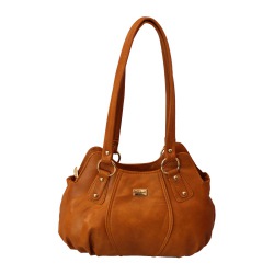 Ladies Bag with Dual Partition in Awesome Brown to Rajamundri