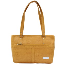 Dual Chamber Bright Yellow Womens Daily Use Bag to Tirur