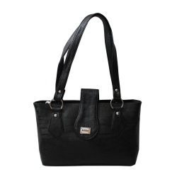 Classy Multipurpose Black Shoulder Bag for Her to Karunagapally
