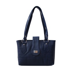 Navy Blue Rich Design Shoulder Bag for Ladies to Punalur