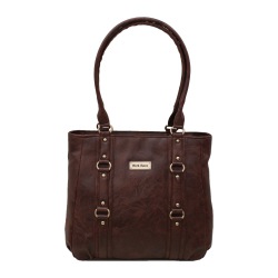 Balloon Shape Parallel Strips Classy Bag for Women to Sivaganga