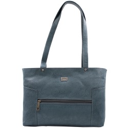 Stunning Blue Ladies Bag with Front Zip to Punalur