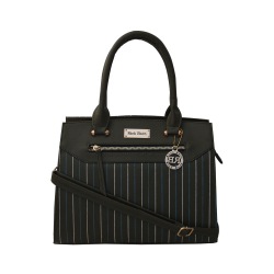 Gaudy Striped Front Design Womens Bag to Perintalmanna