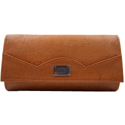 Jazzy Womens Clutch Wallet with Flap Closure Sides Taper to Rajamundri