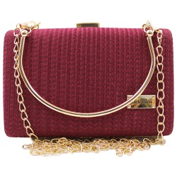 Womens Cool Sling Bag with Metal Frame Sling Chain to Alwaye