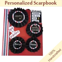Magnificent Personalized Scrap Book of Photos  N  Messages to Uthagamandalam