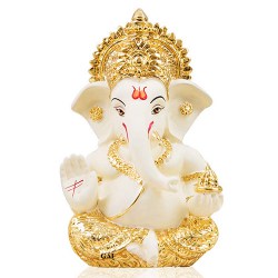 Mystical Ceramic Ganpati Bappa Idol to Hariyana