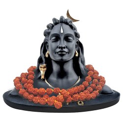 Auspicious Gift of Adiyogi Statue with Rudraksha Mala