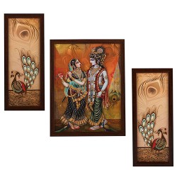 Eye-Catching Radha Krishna Paintings Set to Kanjikode