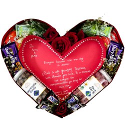 Eye Catching Heart full for Goodies n Personalized Message to Marmagao