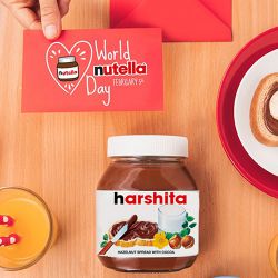 Delicious Personalized Nutella Jar to Alwaye