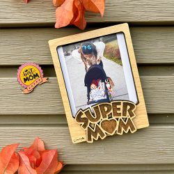 Mom Special Magnet Frame N Lapel Pin Combo to Punalur