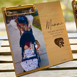 Admirable Super Mom Personalized Photo Plank Gift to Andaman and Nicobar Islands