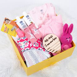 Comfy Winter Hamper for New Born Baby Girl to Andaman and Nicobar Islands