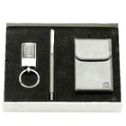 Amazing Steel Finish Key Ring, Pen and Visiting Card Holder to Andaman and Nicobar Islands