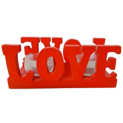 Amazing Love Candle Stand Gift with 2 Candles to Hariyana